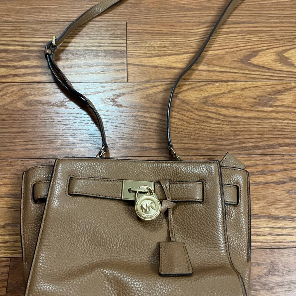 Michael Kors Tan Leather Shoulder Bag